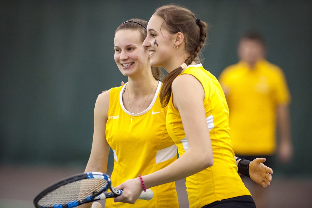 .<a href="/wyo_tennis/">Wyoming Cowgirl Tennis</a> goes against New Mexico today at 5 and Air Force tomorrow at noon! Stop by the UW Indoor Tennis Complex and cheer! #GoWyo