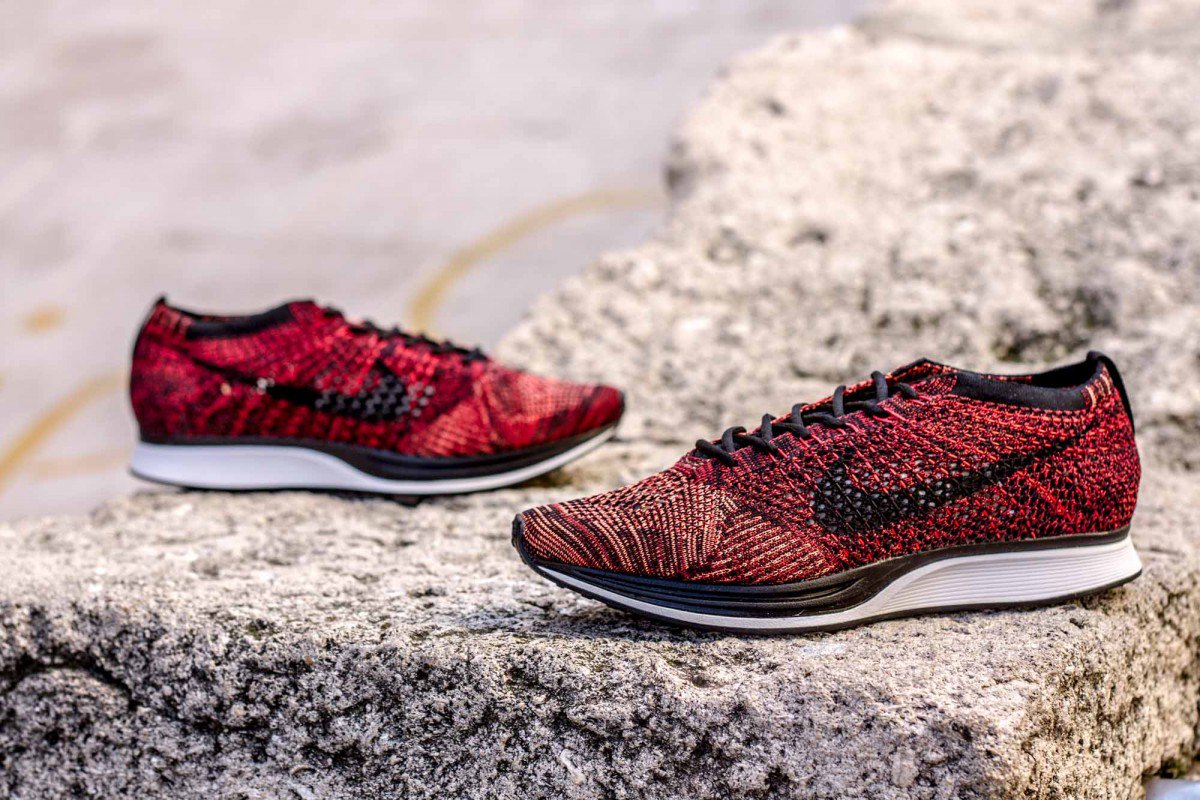 flyknit racer red
