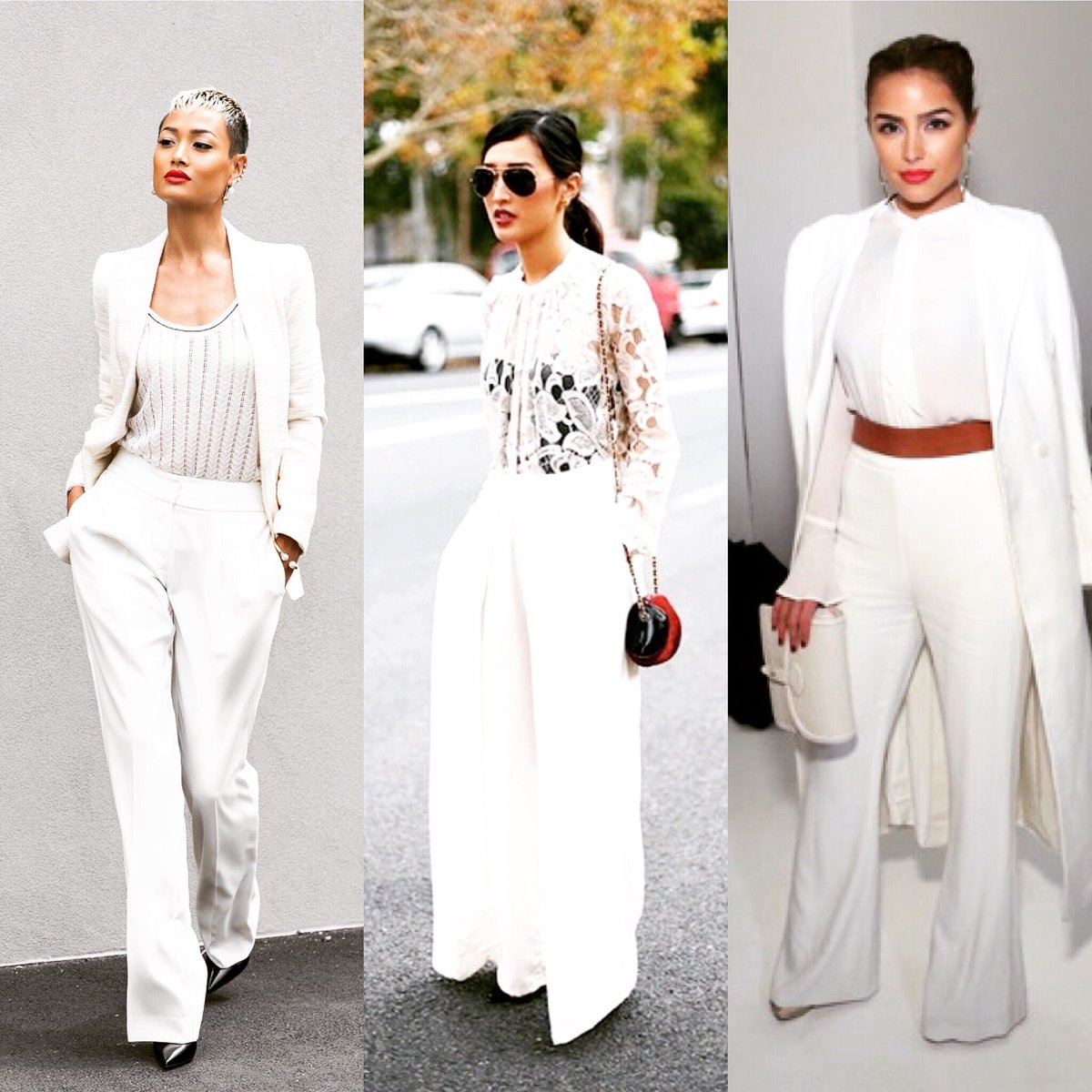 White on White Looks for Spring is must! #springlooks #style