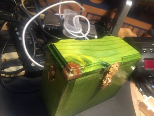 Keda Dye on X: How cool is this keepsake box! I Love this Lime Green Wood  Stain dye Color!  / X