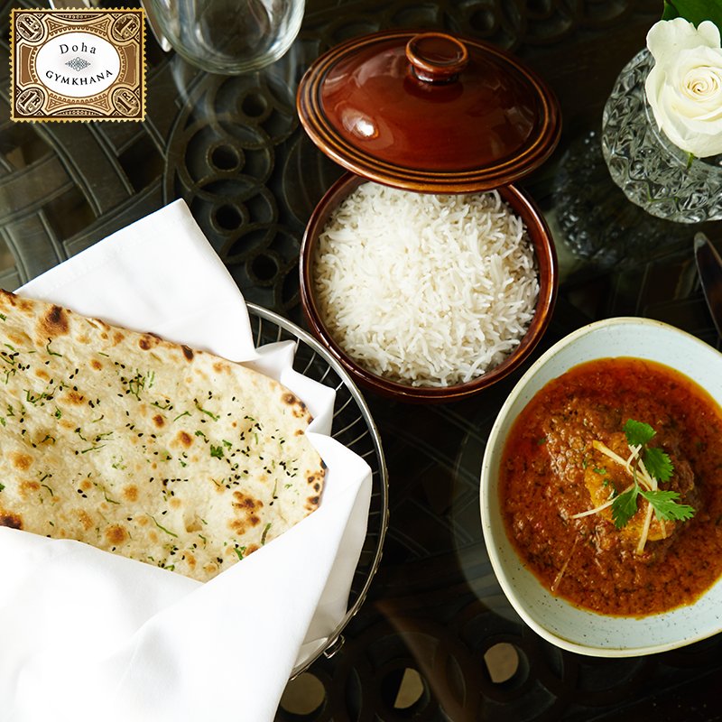 DohaGymkhana's tweet photo. A classic Indian dish - Chicken Tikka Masala - with delicious naan.
Enjoy this mouth-watering dish at #Doha #TasteDoha #MyDoha #Restaurant https://t.co/O81HvlQo6n