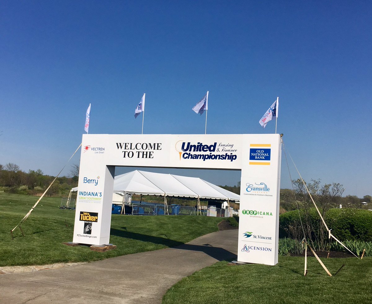 truckkarma's tweet photo. Things are coming together nicely @GolfVNGC for next week's @ulcgolf @WebDotComTour #getpumped #niceflags https://t.co/yjYStSKoMY