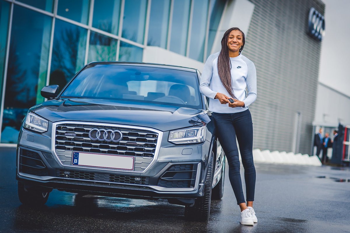 AudiBENL's tweet photo. Een partnerschap dat goud waard is! Trots dat we ook de komende 3 jaar @Thiam_Nafi steunen. #Proudsponsor https://t.co/sLyIWZHiaL https://t.co/KJiWIHuWdx