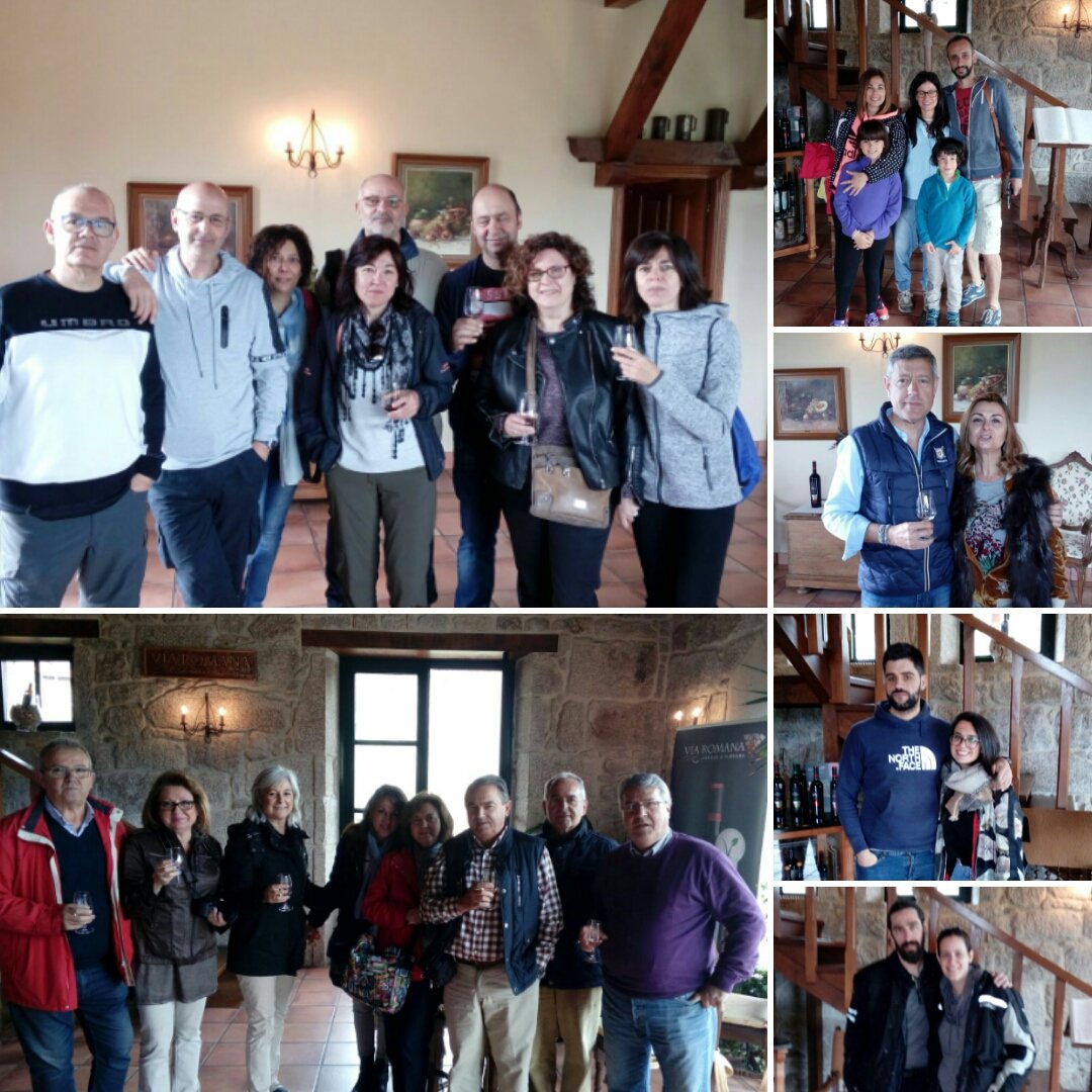 ViaRomana_es's tweet photo. Mañana de #ViernesSanto con enoturistas de Rioja,A Coruña,Valdeorras,Valencia,Santander,Burgos, Vitoria..Gracias por venir a #RibeiraSacra! https://t.co/RabNTXdU09