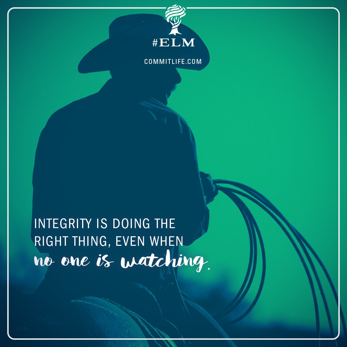 commitlife's tweet image. #Integrity is doing the #right thing, even when no one is #watching.