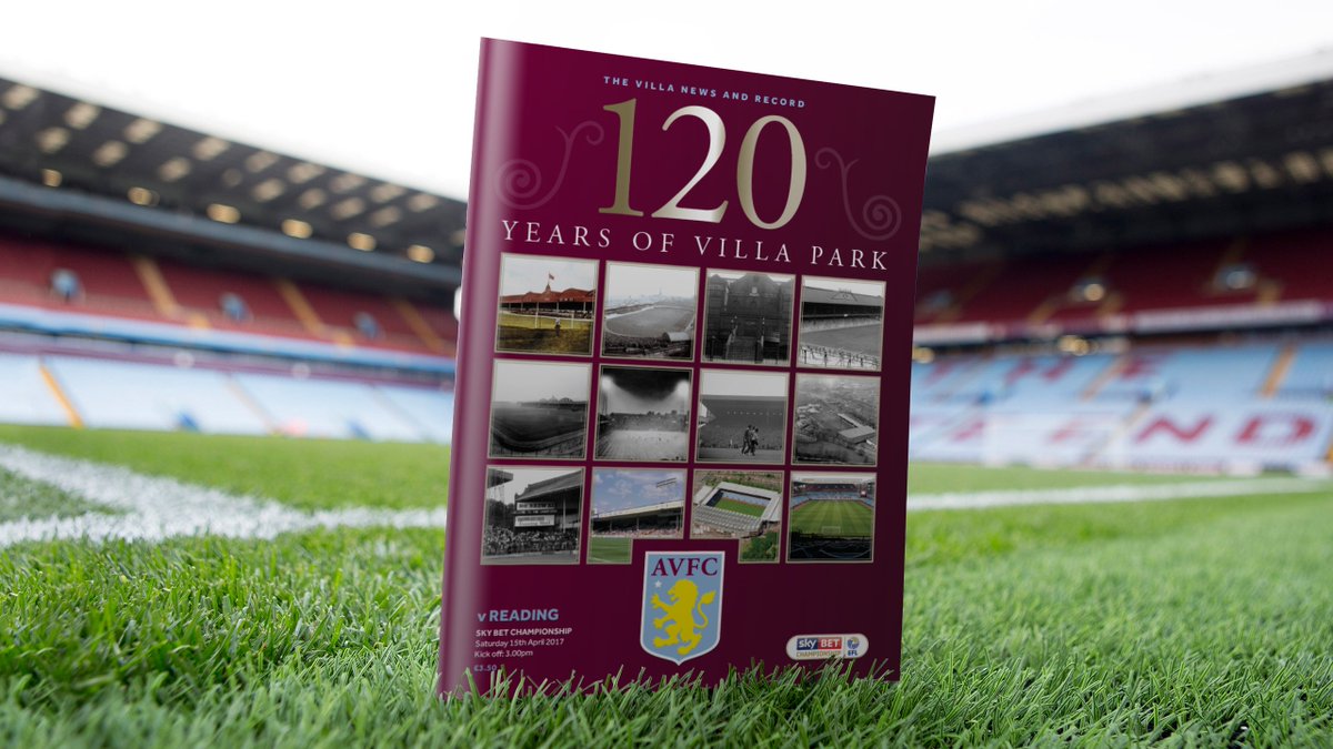 📖️⚽️🦁 News &amp; Record: We celebrate 120 years of Villa Park in tomorrow's matchday programme...✅ #AVFC