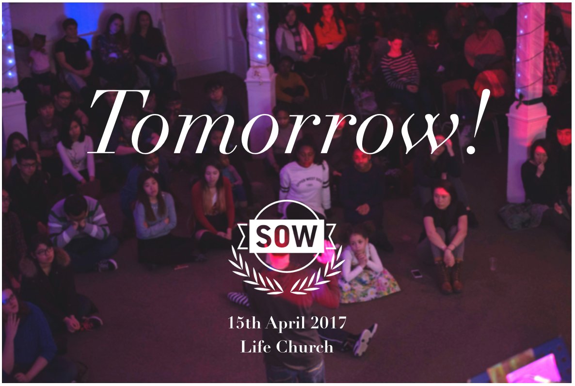 SowEvents's tweet photo. SOW Live music event will be on tomorrow at 7pm!! #livemusic #sowedinburgh #lifechurchedinburgh https://t.co/GEgTFKq2A8