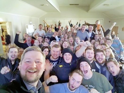 YLEurope's tweet photo. Get 100 YL leaders in a selfie and you get this! Pure joy with the Scandinavian leadership team! #YLScandinavia #YLLeaders https://t.co/kuIxYWMcW4
