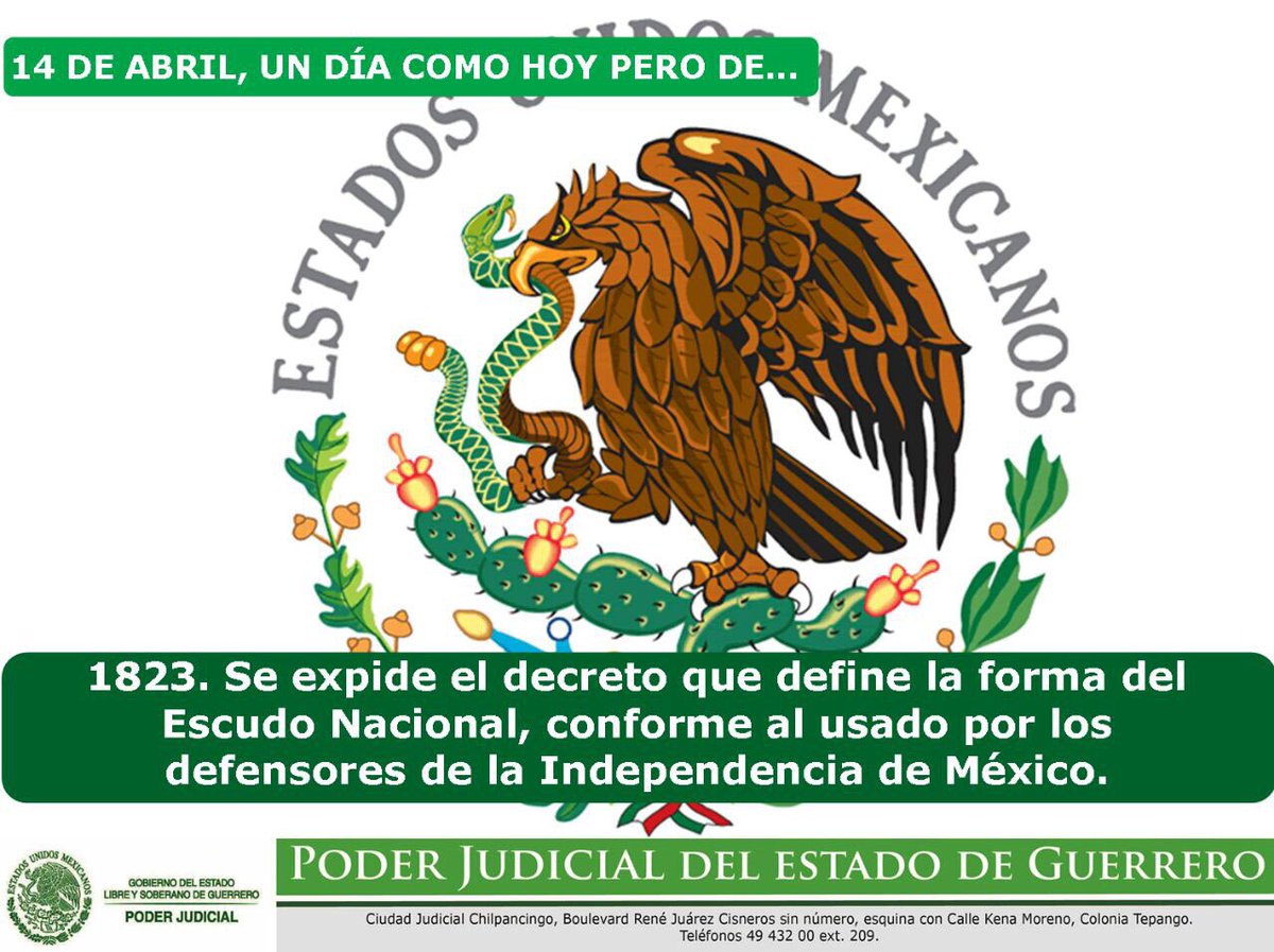 robespierrerh's tweet photo. #UnDiaComoHoy pero de 1823.
Se expide el decreto que define la forma del Escudo Nacional. https://t.co/ktbQg2aN0A