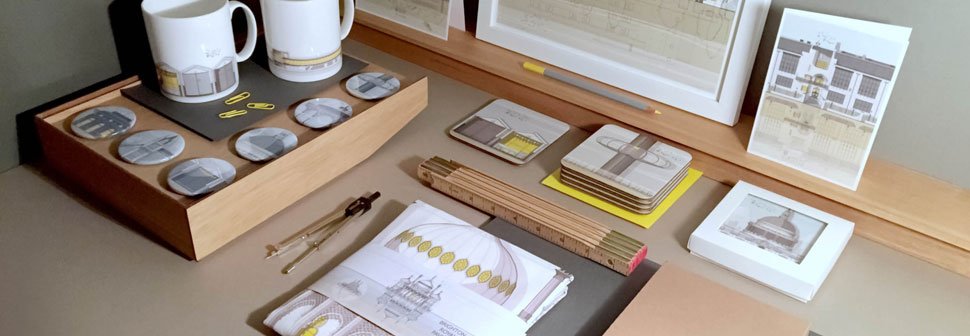 Architecture love on a small scale with <a href="/LinescapesUK/">Linescapes</a> at Additions #CDW2017 #illustration #architecture bit.ly/2oGZhHZ