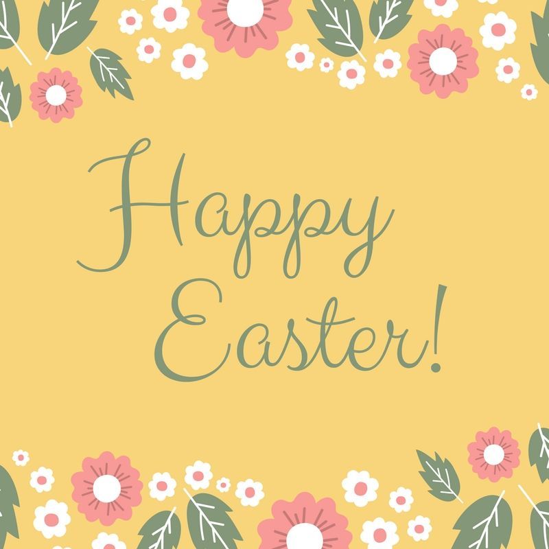 Wishing everyone a Happy Easter weekend! In observance of Good Friday, we are closed today, so we hope our employees enjoy their day off!