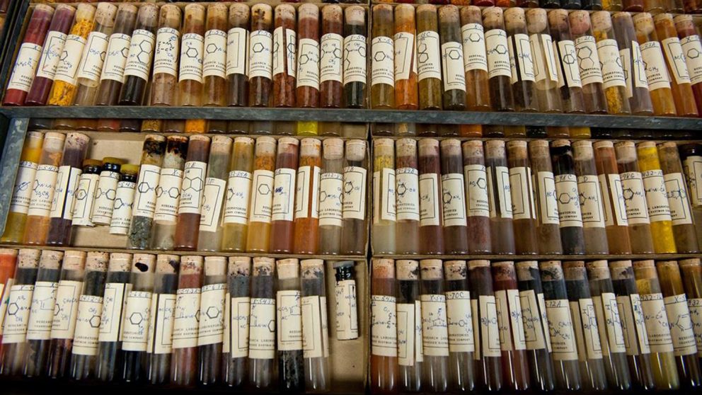 NCState's tweet photo. .@NCStateTextiles researchers release "map" of dyes featuring almost 100K colors &amp; fabrics: https://t.co/I5F0p8Qs9j https://t.co/uV4g3OKqMb