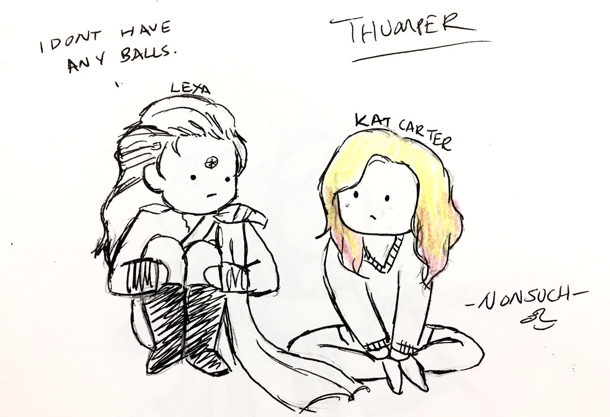 AG_Nonsuch's tweet photo. I heard the rumor that Lexa doesn't have balls.
#clexa #the100 #thumper #elizataylor https://t.co/y9Ynrtewr8
