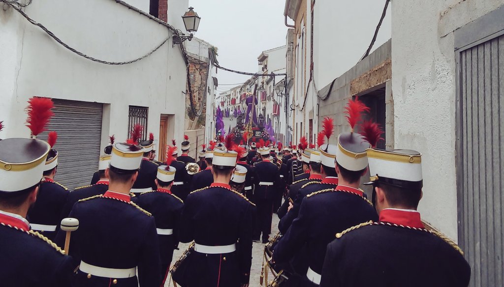 Paseón que le hemos dado al Señor. Dar las gracias otro año mas <a href="/bandarescatado/">BCT Jesús Rescatado</a> por acompañarnos con sus sones, dos años consecutivos ya.