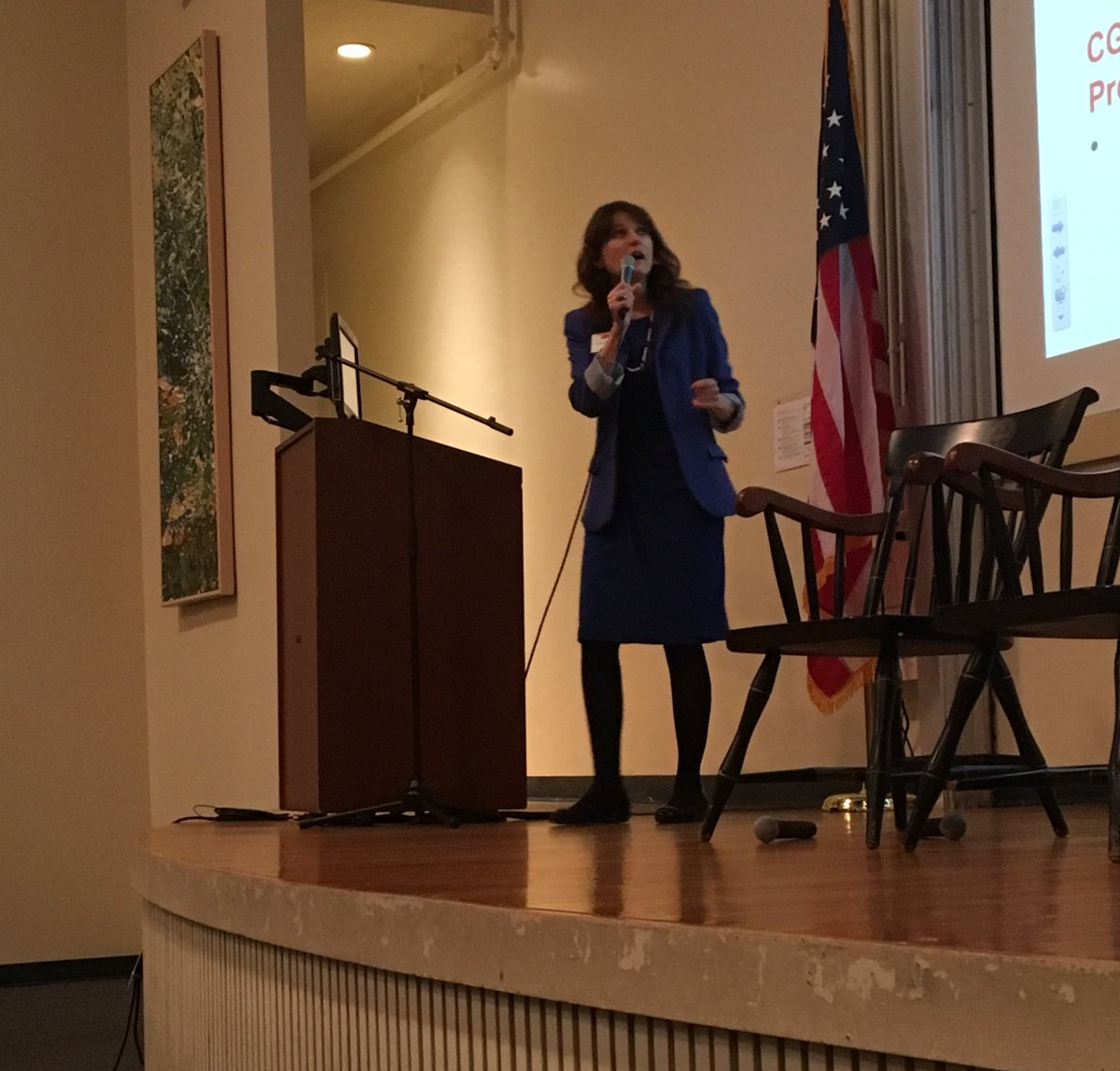 BUCGS's tweet photo. Dean Natalie McKnight kicking off today's #BUCGS #BUOpenHouse! https://t.co/cwtzKxjdRO