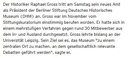 rbb24's tweet photo. Neuer Leiter am @DHMBerlin tritt am Samstag sein neues Amt an #Berlin https://t.co/jroBYwxCLw