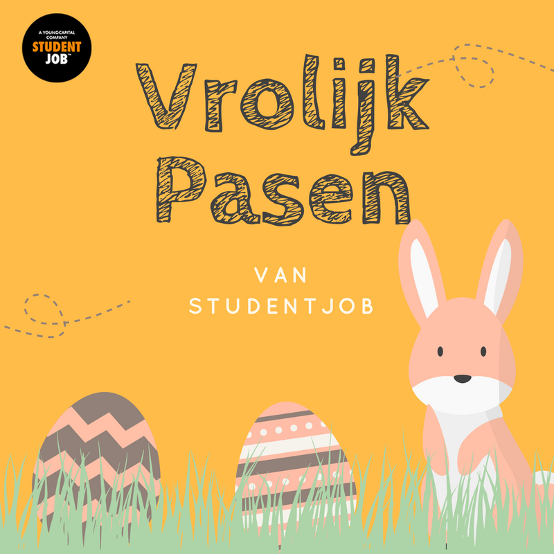 StudentJobNL's tweet image. Vrolijk Pasen van iedereen hier bij @StudentJobNL!
 #pasen #eerstepaasdag #2depaasdag