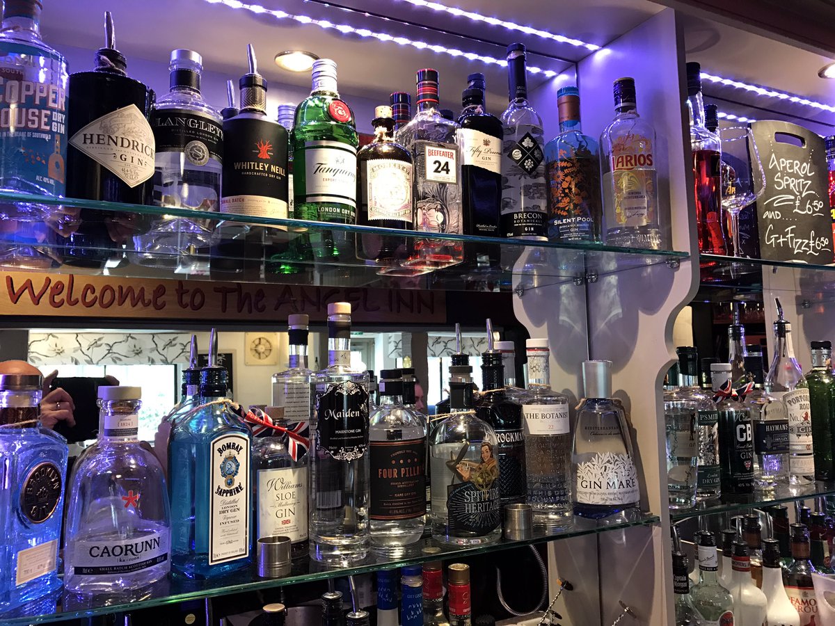 Angeladdington's tweet photo. The Gin menu has now increased to over 30!!!! https://t.co/U6HzKD1PWR