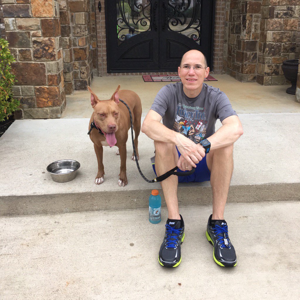 mrunnergirl's tweet photo. #RWDogrun Our Holly Runs with Daddy 5 days a week #BostonMiles #Rescue #BostonStrong #runner #OurGirl @webbfwebb https://t.co/wAzLJKZUFW