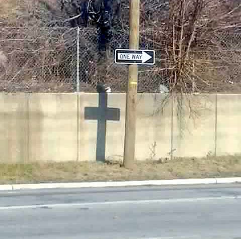 One Way Jesus Sign