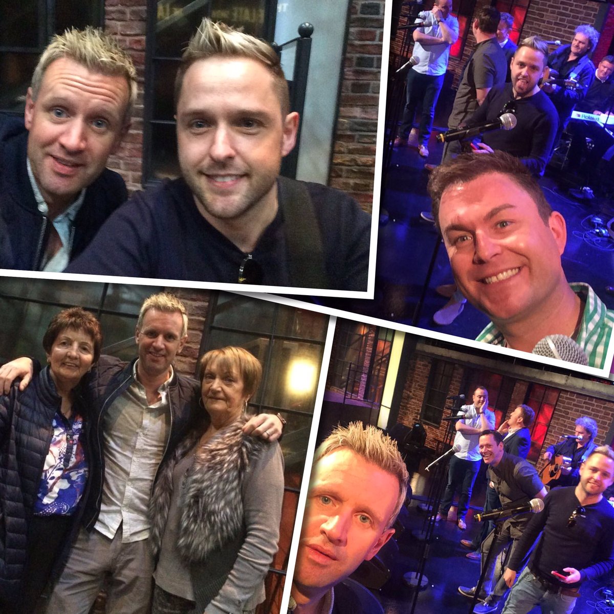 MikedenverMike's tweet photo. #excitement😝 &amp; #craic in studio at #soundcheck  ahead of #countrymusicspecial @RTELateLateShow going to be unbelievable show 9:35pm 2nite 🤠 https://t.co/6o28AxT6Ob