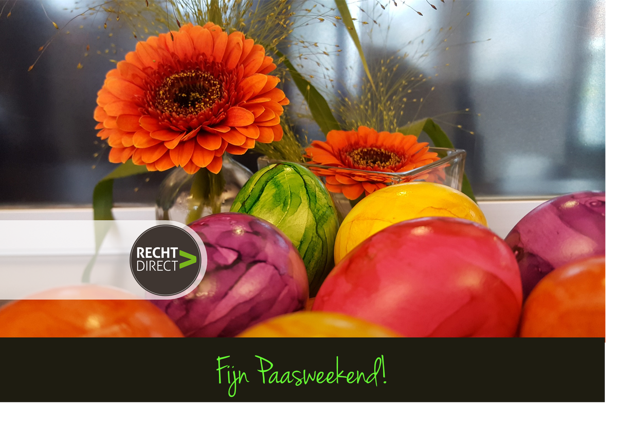 RechtDirect's tweet photo. Een heel fijn lang weekend voor jou! We wensen je fijne Paasdagen! Maandag zijn wij er niet , maar dinsdag zijn we gewoon weer bereikbaar. https://t.co/B10ikArN50