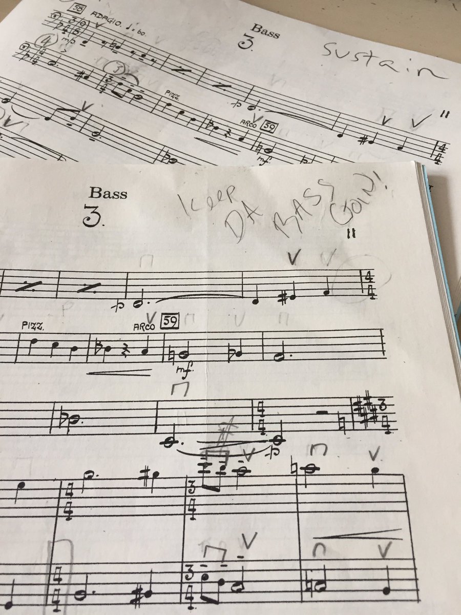 JStuckenbruck's tweet photo. Ya man #keepdabassgoin #prokofiev #bowings #parts https://t.co/I8NtoCZriy