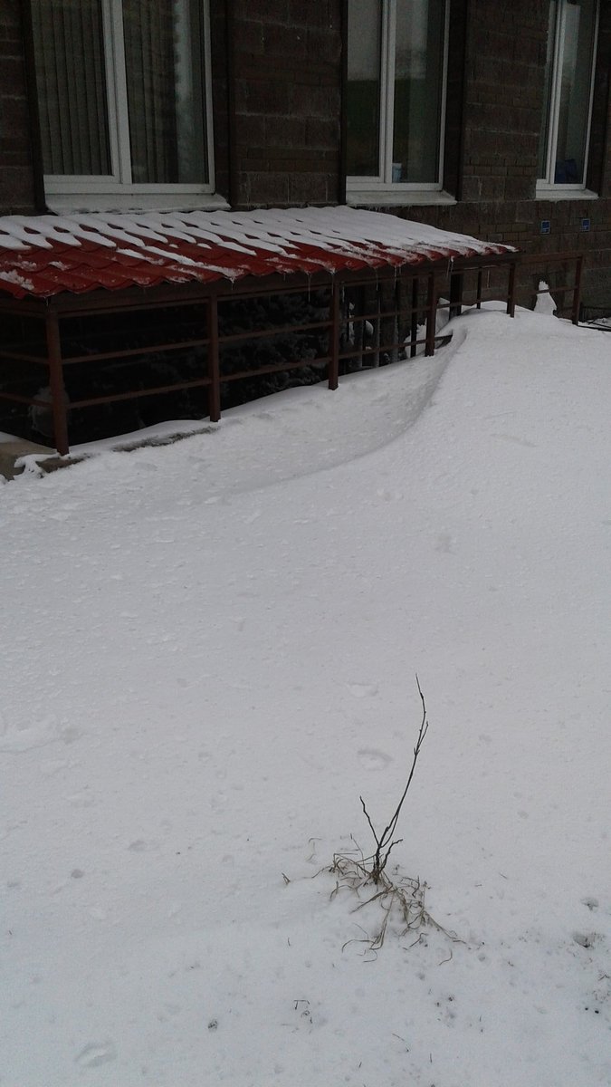 Вот тебе и середина апреля😨❄⛄