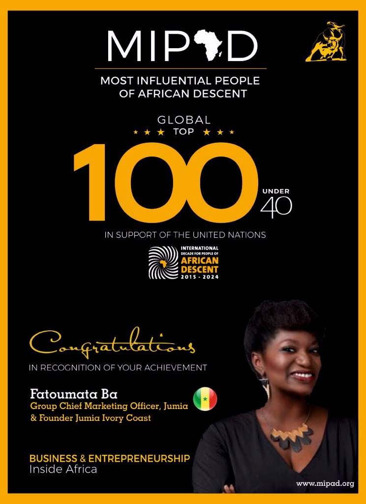 MIPAD100's tweet photo. @JumiaNigeria @JumiaCI @JumiaNigeria Congrats! Fatou Ba https://t.co/fTRZWMrmxV