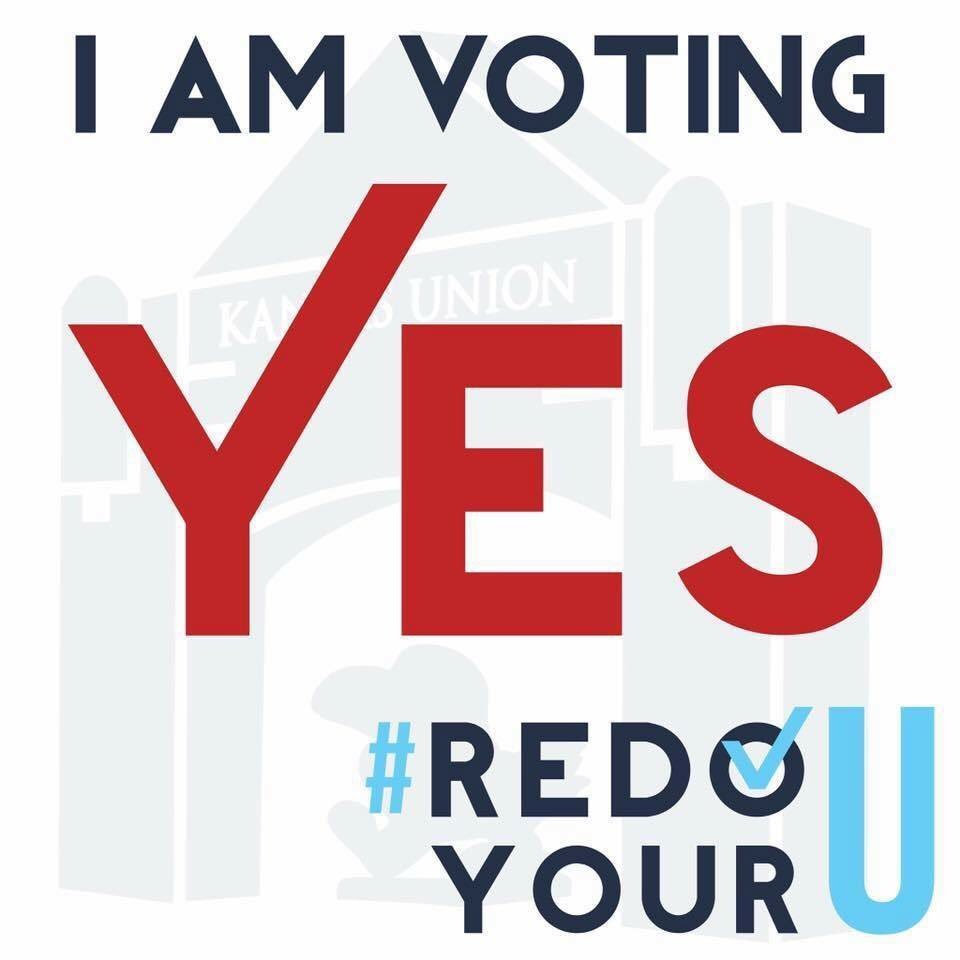 KU Students! Have you voted for the spring senate elections? Remember to vote yes for the Kansas union referendum question! #redoyouru