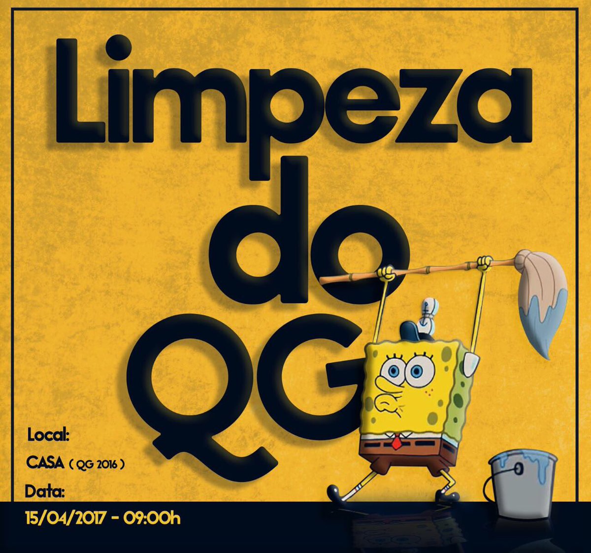 equipeaa's tweet photo. Mãos à obra amarelos!! É neste sábado, dia 15/04 a partir das 9h.

"A gente gosta porque a gente que faz [...]".

Equipe A_A 2017 💛 https://t.co/reXVCgUmZB
