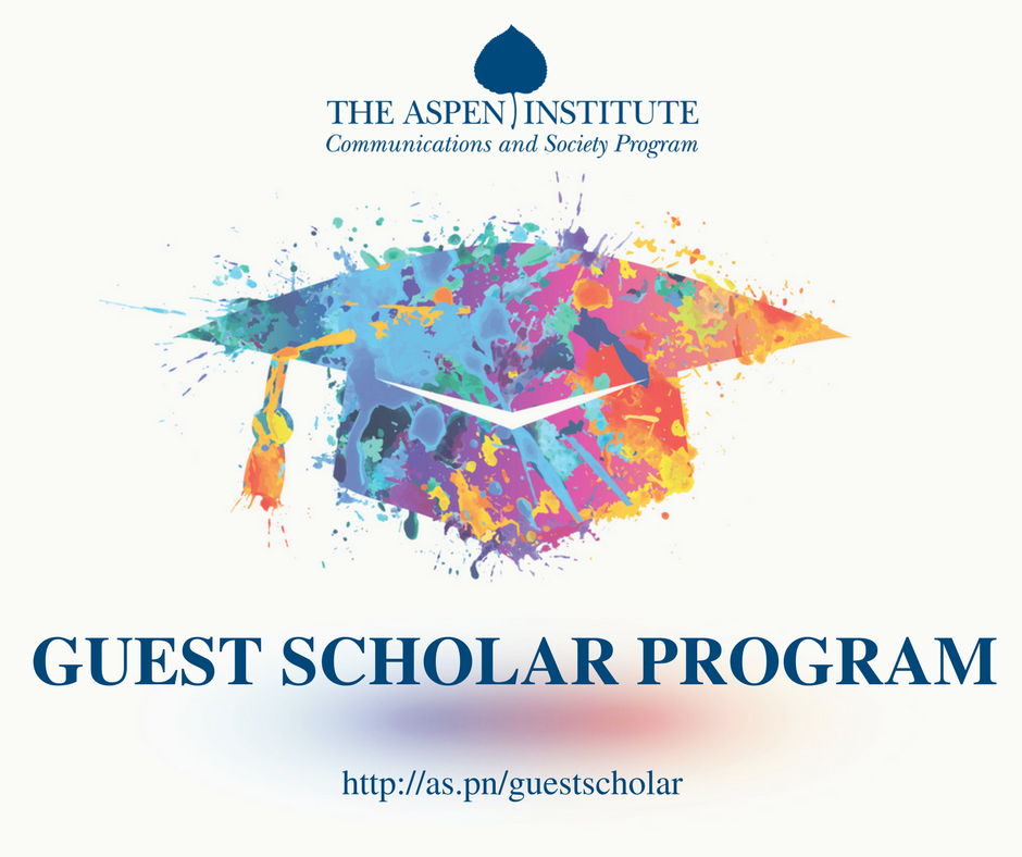 AspenDigital's tweet photo. REMINDER: Apply to be a #guestscholar to either our #commpolicy or #ArtificialIntelligence conferences by May 1st. https://t.co/pFhQiWosPe https://t.co/oA04a3hBJZ
