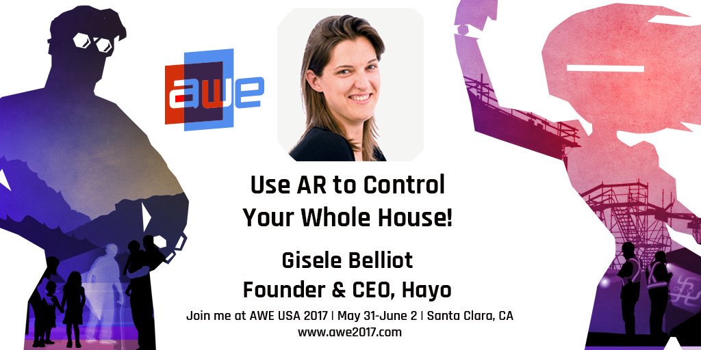 Join me at AWE, I will be a speaker ! <a href="/meethayo/">Hayo</a> <a href="/ARealityEvent/">AWE</a>