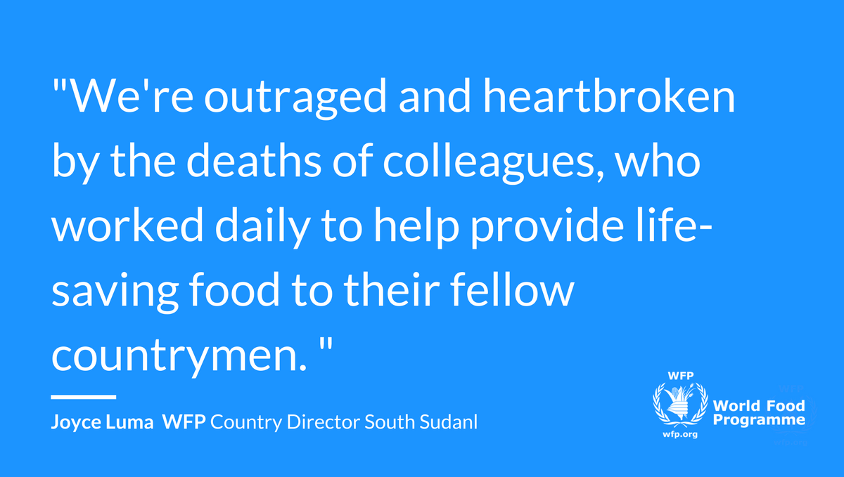 AdamRogers2030's tweet photo. WFP condemns killing of 3 workers in Wau #SouthSudan. Details: https://t.co/dM0nUcIfTr by #iBabarBaloch https://t.co/icZMhmPMg5