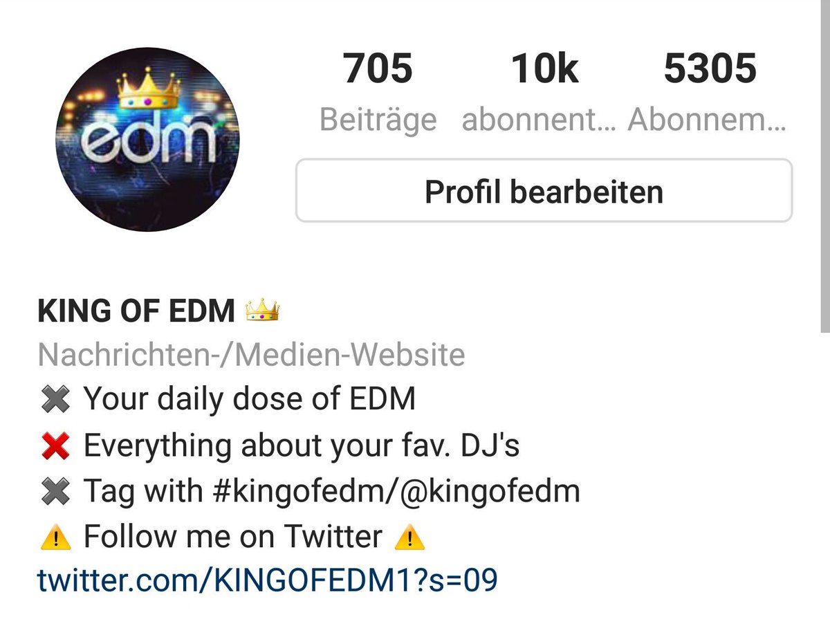 kingofedm net - instagram follow link in bio
