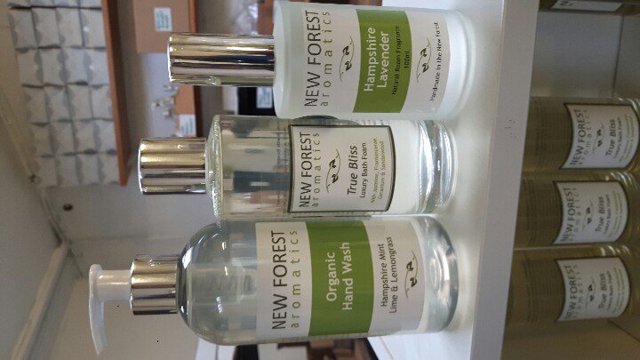 NewForestSpring's tweet image. Popped in to @NewForestAromas today to say hello. @NewForestMarque great to see the products that contain New Forest Spring Water