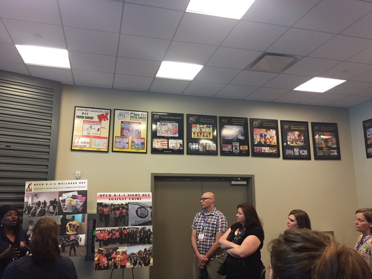 sgregory911's tweet photo. Big thanks to the Orleans Parish Communication District (OPCD) for a great tour today of their facility. #NAVIGATOR17 https://t.co/7rT8aNDH0p