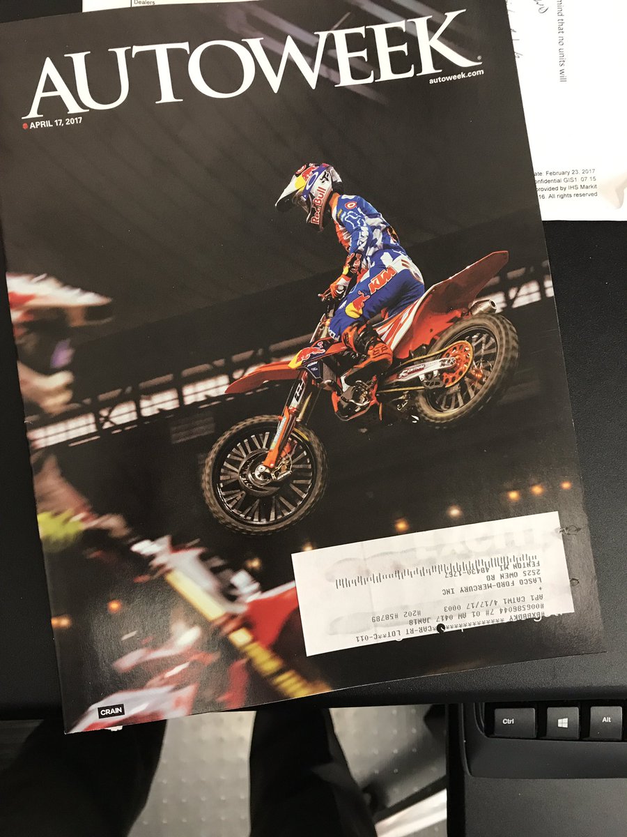 MattLasco915's tweet photo. @danno919 @rynostop509 @mmcr127 wow!  That's a big cover for MX !! Congrats @RyanDungey #teamlasco @Ford #raptors be nice to see at tracks https://t.co/DXmd5VKNel