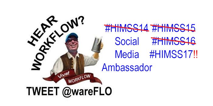 wareFLO's tweet photo. Chuck, #cbus but in #DC. Workflow SME: Presentations, blog posts, tweets, webinars, white papers, videos: LOTS! #HITsm #HITMC #HITMCworkflow https://t.co/0NrDvErvSH