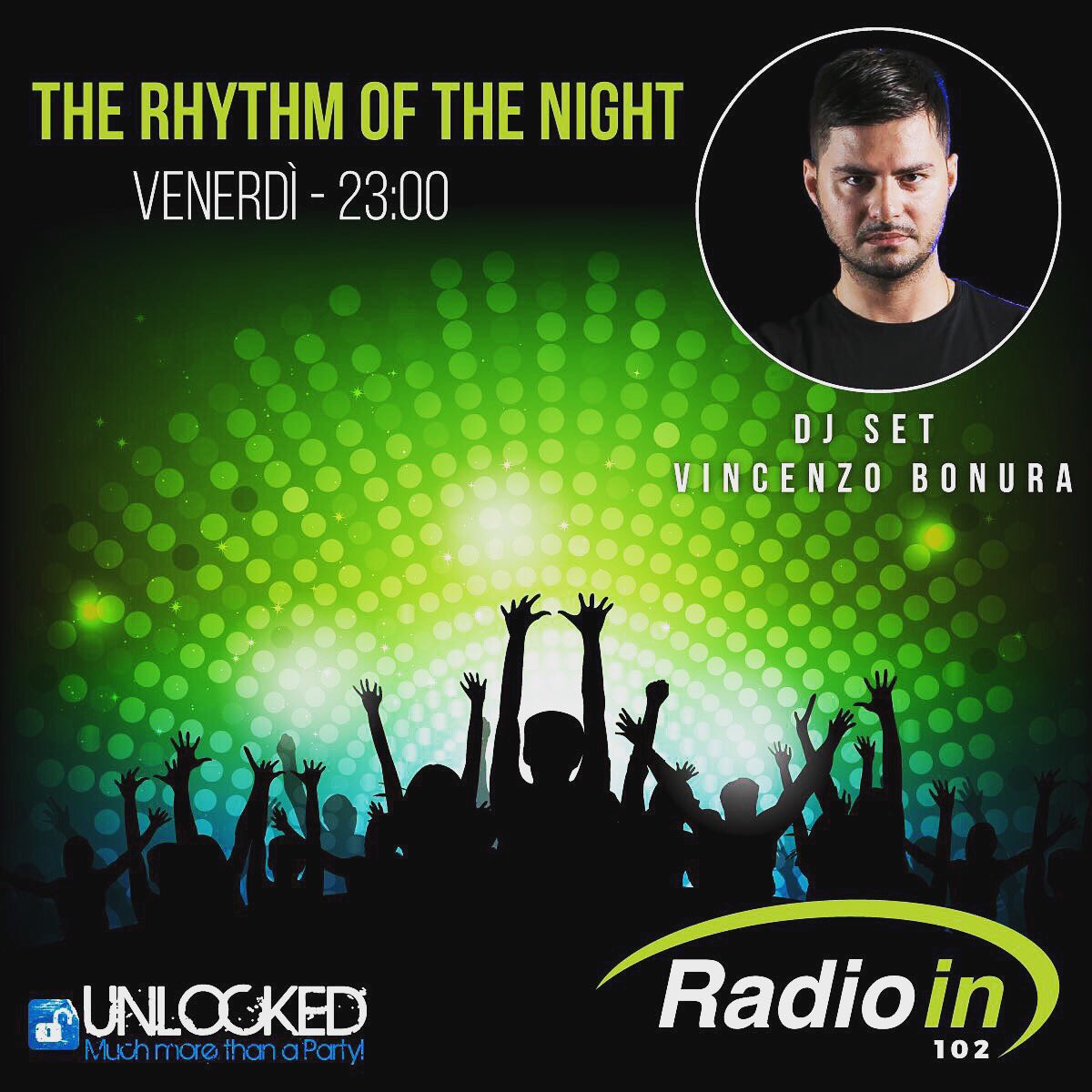djbonura10's tweet photo. Tonight from 23  on air my podcast 4 @unlockedparty 🔓 @radioin102 fm in the program The rhythm of the night !!!
Stay Tuned 💣
#dj #djs #radio https://t.co/aP8Uifibaz