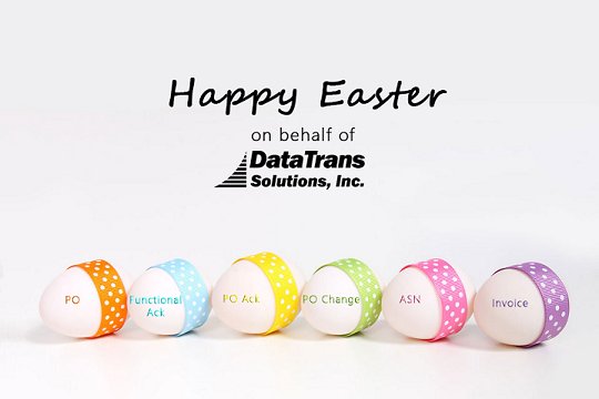 DataTrans_EDI's tweet image. It's ok to put all your eggs in our basket. Happy Easter! #WebEDI #EDI #EDISolution #Easter