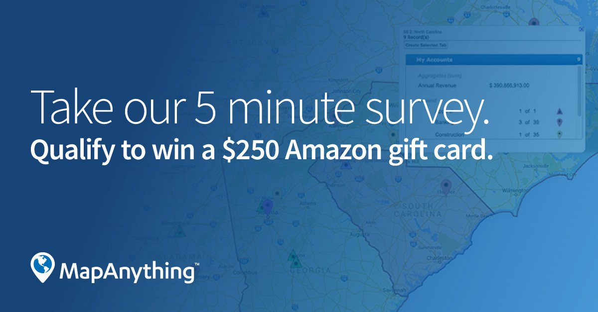 SalesforceMaps's tweet photo. Calling all sales leaders &amp; reps - we’d love your input for our Field Sales study! Chance to win a $250 gift card. https://t.co/7dn2Ou7gvz https://t.co/AgimATxCVH