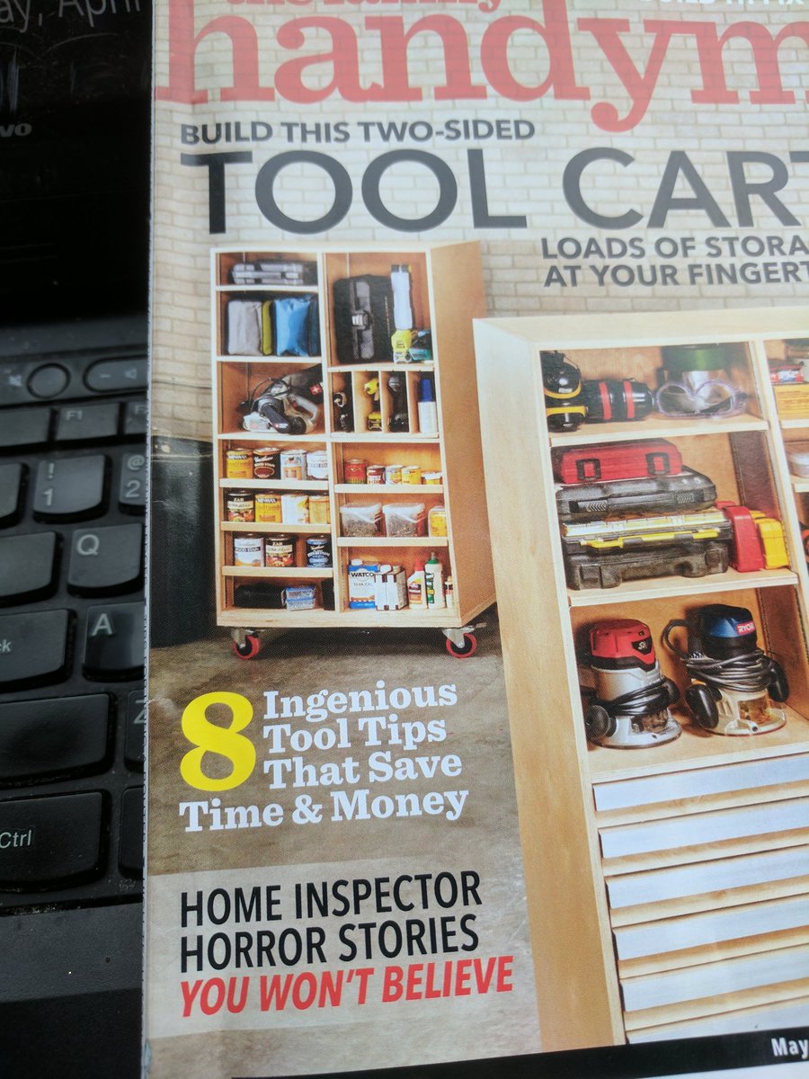 mangolkar's tweet image. Nice article in the May issue of #theFamilyHandyman  by @StructureTech  ! Well done!