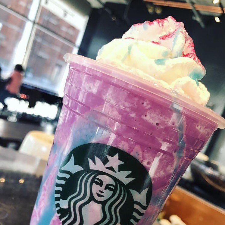 Benwhoah's tweet photo. So Starbucks is releasing a new Unicorn Frappuccino this April 😱😋 https://t.co/uEOb4INsQ7