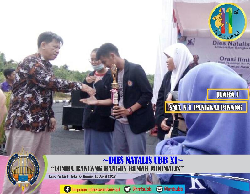 "Lomba Rancang Bangun Rumah Minimalis"
Selamat untuk SMA N 1 Pangkal Pinang berhasil mendapatkan juara 1 😊👏👏
[INFOKOM]