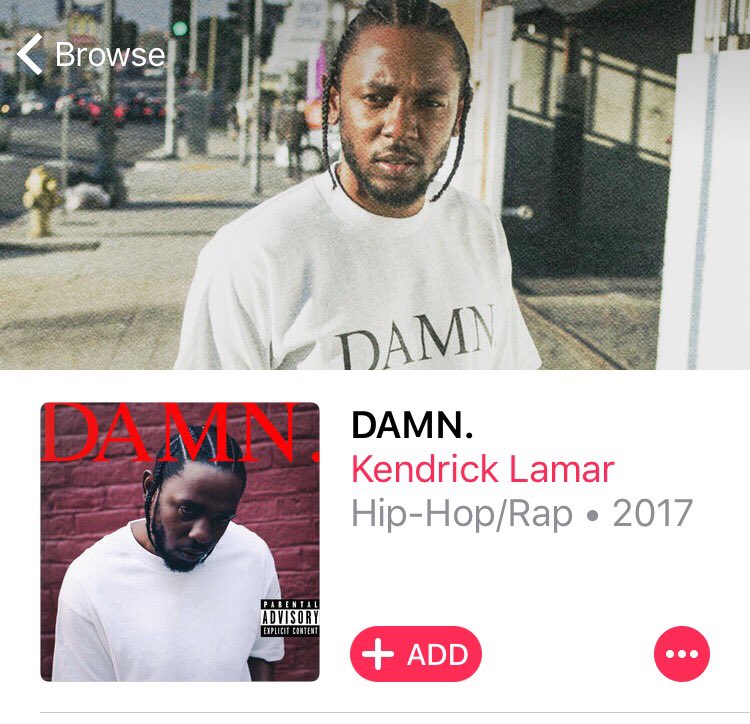 sequoiampowell's tweet photo. Are you listening yet? What are your thoughts? @kendricklamar #DAMN #kdot #newmusic #hiphop #rap #newalbum #hiphopmusic #rapmusic #middaybae https://t.co/Hv0IUT1Czc