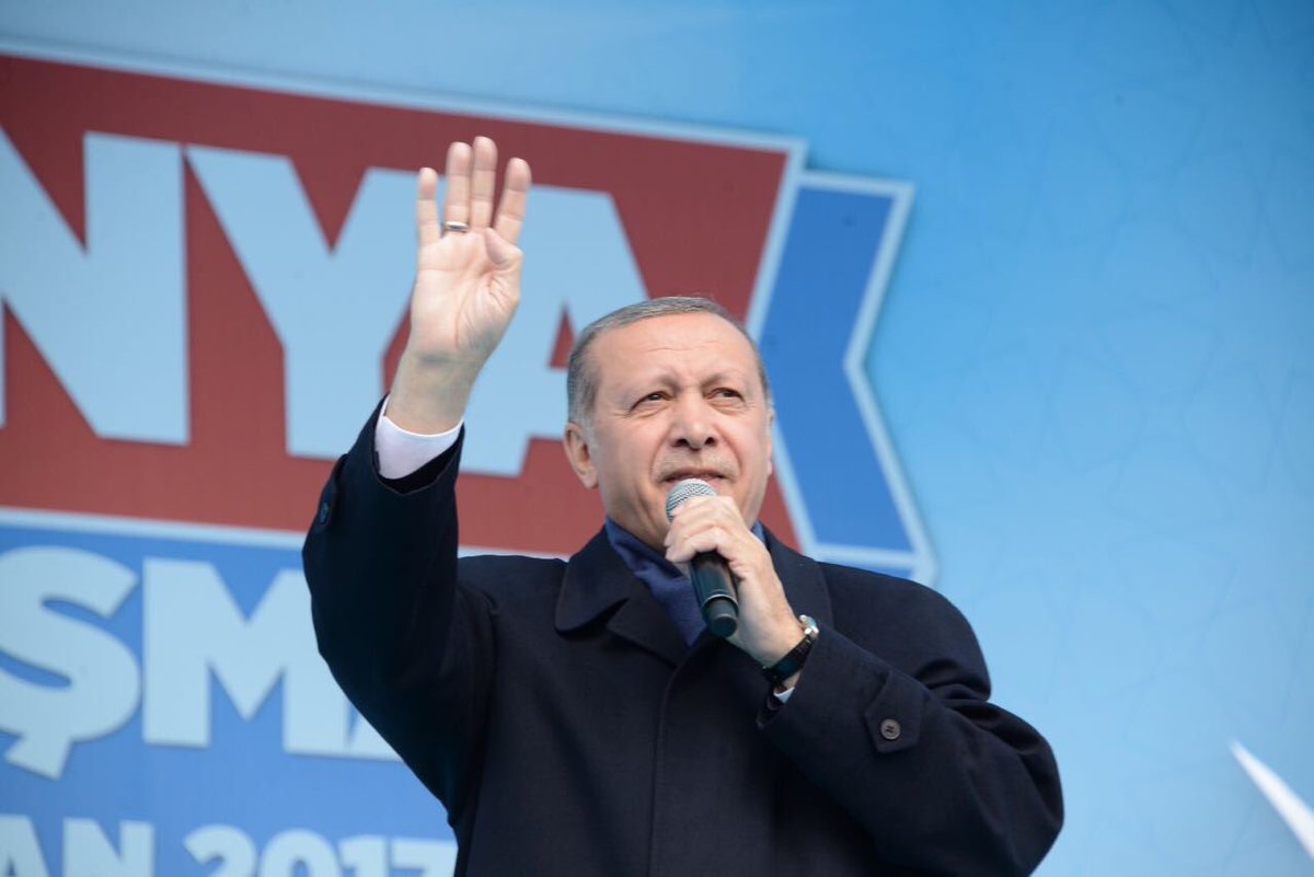 Şehrimizi onurlandıran Cumhurbaşkanımız Sn. @RT_Erdogan'a ve meydanı dolduran yüzbinlerce hemşehrime teşekkür ediyorum.

Konya #EVET diyor.