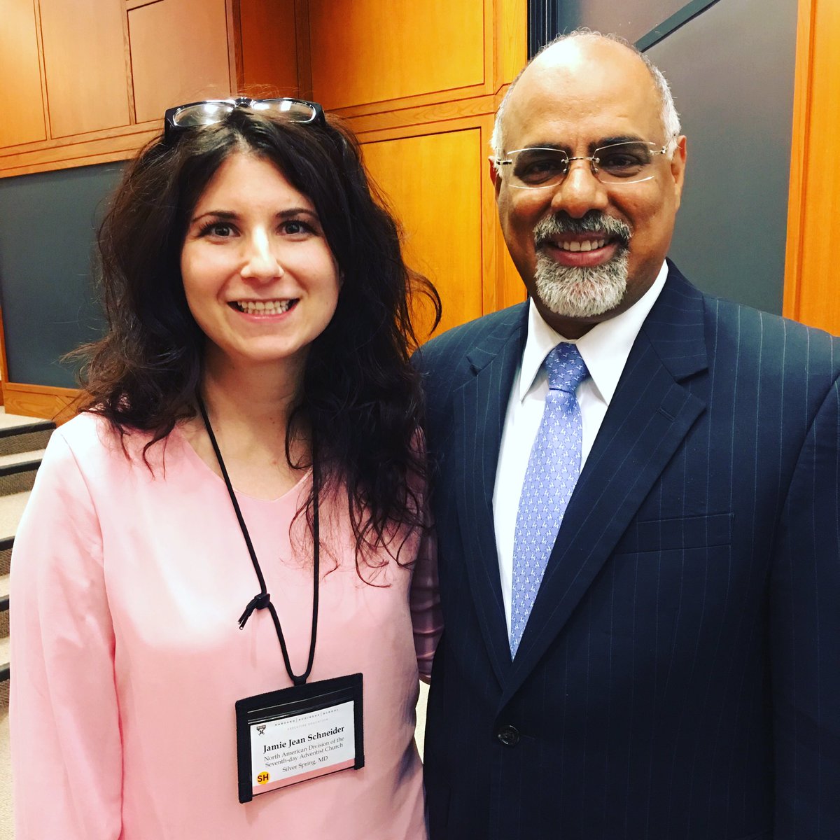 Going to Harvard Business School Executive Program: $$$$. Taking a picture with the head of Mastercard: #priceless.
