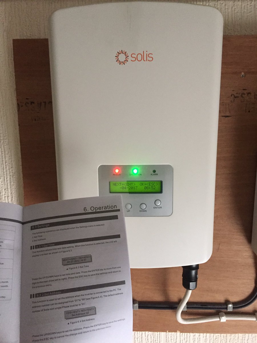 EverardElec's tweet photo. Solar inverter upgrade install today a Solis Mini 1.5KW. Fantastic piece of kit #solis #solar #solarenergy https://t.co/JXxrnZHdXv