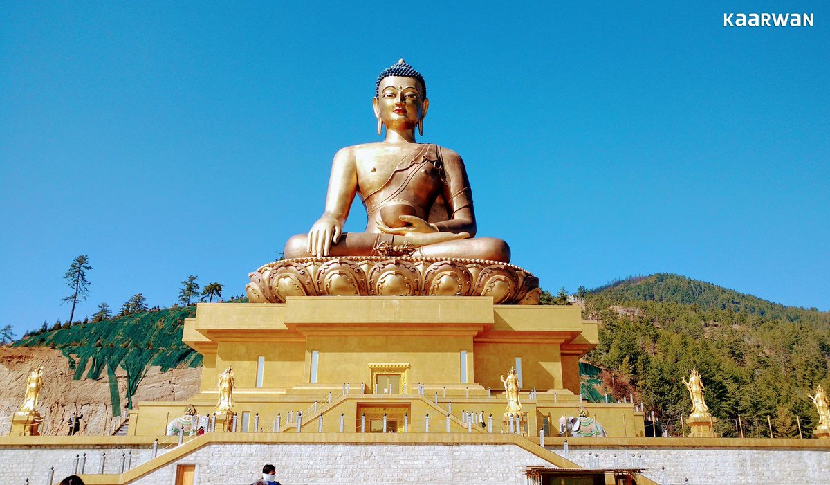 Great #Buddha Dordenma
#purvai17 #kaarwan #india #bhutan #architecture #culture #tradition #education #experience #Thimphu #BuddhaPoint